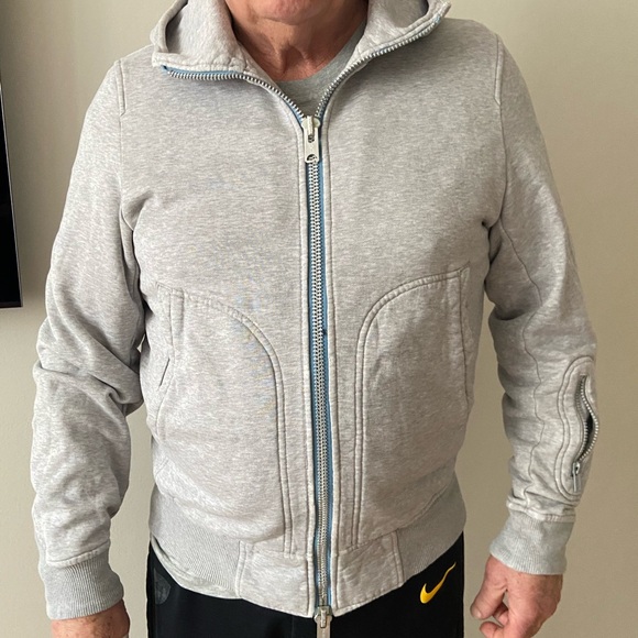 Y-3 Yoji Yamamoto Track Jacket with hoodies gray color Size S/P Small - Picture 9 of 14